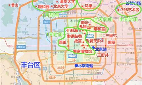 北京著名景点地图_北京著名景点地图分布